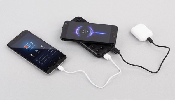 Беспроводное зарядное устройство "Sticky SOFTTOUCH", 10000 mAh с подсветкой логотипа и присосками - Беспроводное зарядное устройство "Sticky SOFTTOUCH", 10000 mAh с подсветкой логотипа и присосками черный