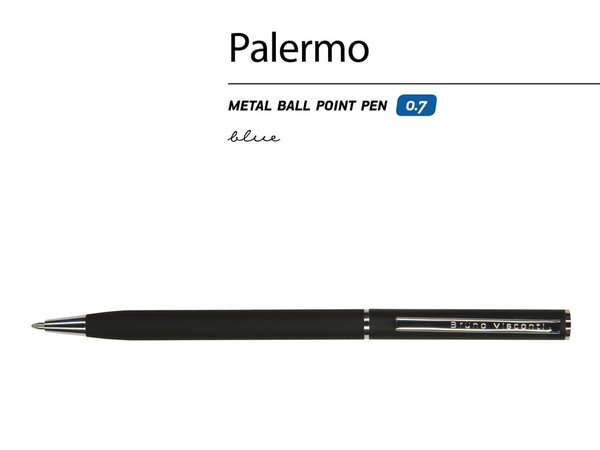 Ручка металлическая шариковая «Palermo», софт-тач - Ручка металлическая шариковая «Palermo», софт-тач