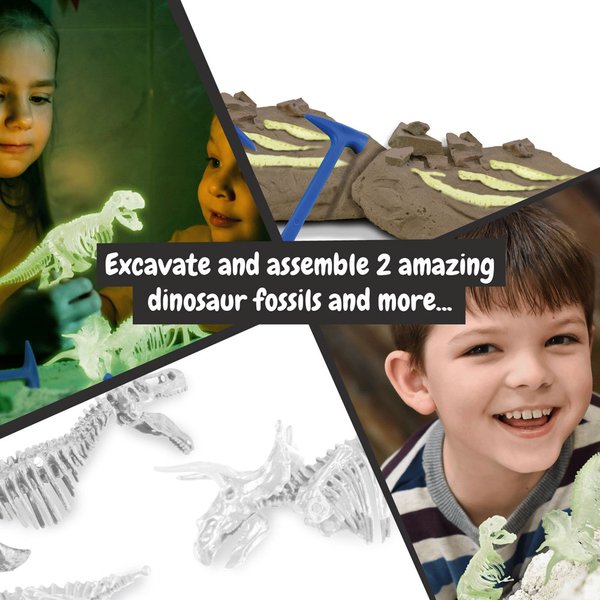 Образовательная игра 2 в 1 Fossil Excavation Kit I для детей - Образовательная игра 2 в 1 Fossil Excavation Kit I для детей