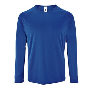 футболка с длинным рукавом sporty lsl men, ярко-синяя