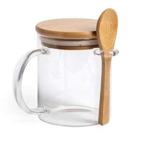 кружка kipal, боросиликатное стекло, бамбук