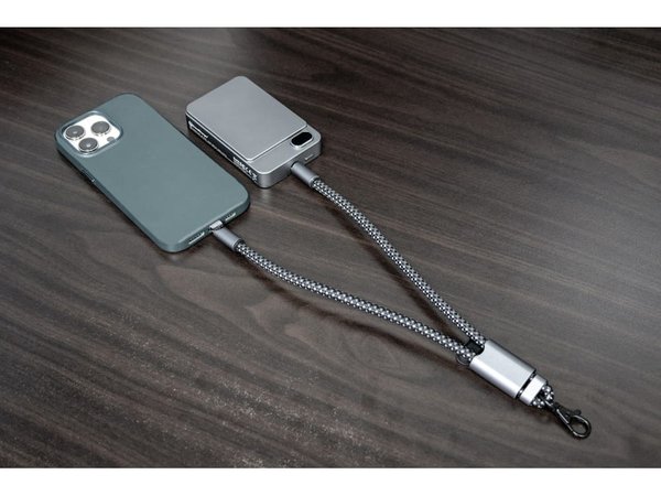 Ремешок-держатель для телефона с зарядным кабелем USB-C - USB-C «Lany Wristband Charge Eco» - Ремешок-держатель для телефона с зарядным кабелем USB-C - USB-C «Lany Wristband Charge Eco»
