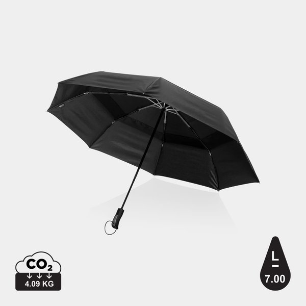 Компактный зонт-антишторм Tornado от Swiss Peak из rPET Aware™, d120 см - Компактный зонт-антишторм Tornado от Swiss Peak из rPET Aware™, d120 см