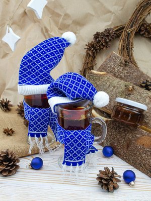 шарфик на игрушку dress cup, синий