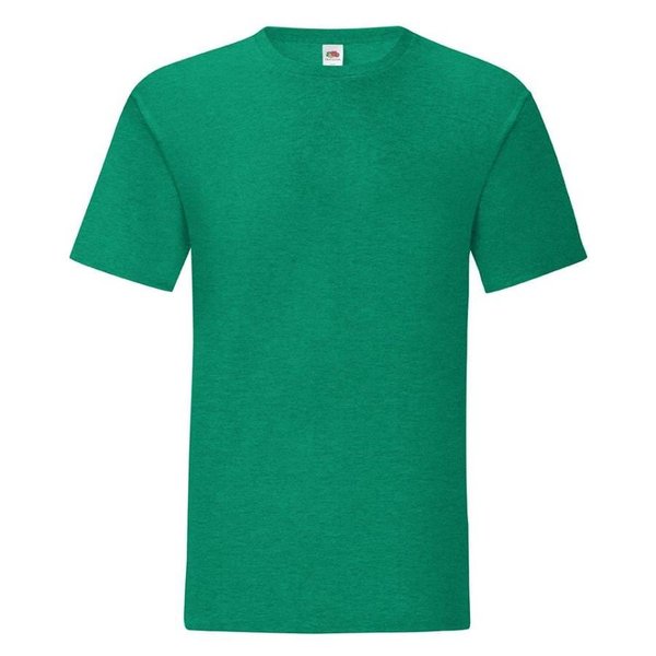 Футболка мужская ICONIC 145 - Футболка мужская “Iconic T“, зеленый меланж M, 52% х/б, 48% п/э, 150 г/м2