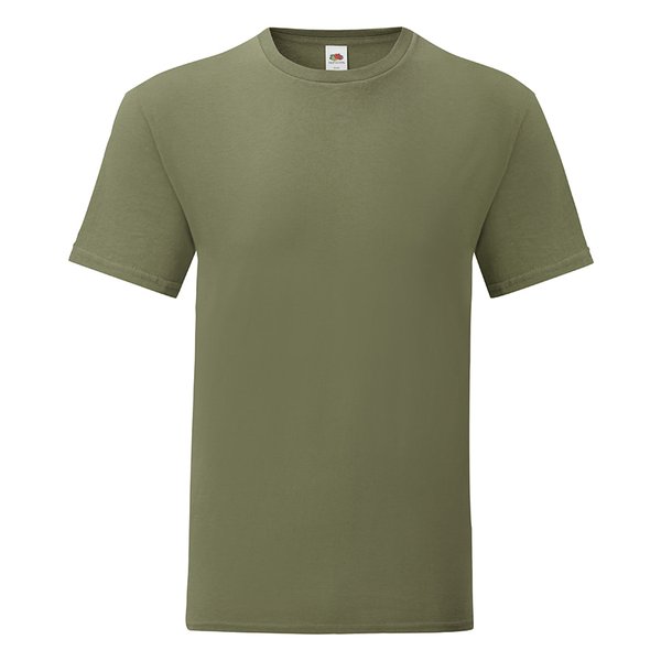 Футболка мужская ICONIC 145 - Футболка "Iconic", оливковый, M, 100% х/б, 150 г/м2