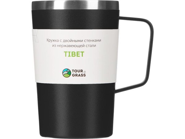 Стальная кружка с двойными стенками и порошковым покрытием «Tibet» - Стальная кружка с двойными стенками и порошковым покрытием «Tibet»