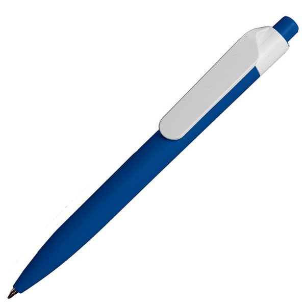 Ручка шариковая N16 soft touch - Ручка шариковая N16 soft touch, синий, пластик, цвет чернил синий