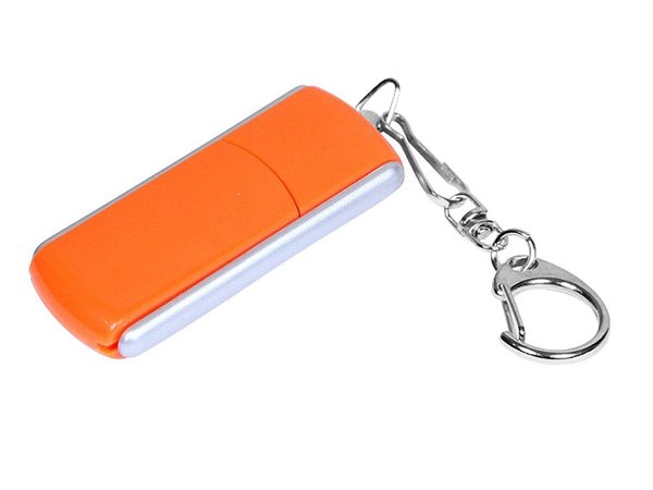 USB 3.0- флешка промо на 64 Гб с прямоугольной формы с выдвижным механизмом - USB 3.0- флешка промо на 64 Гб с прямоугольной формы с выдвижным механизмом