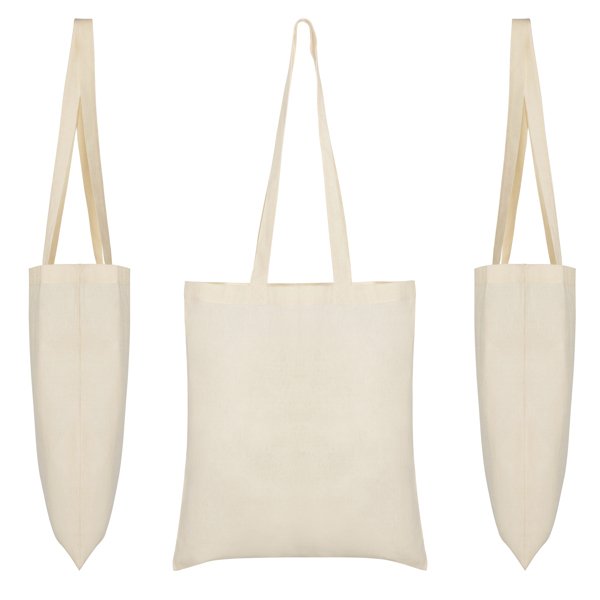 HILL хлопчатобумажная сумка 37X41 CREAM - HILL хлопчатобумажная сумка 37X41 CREAM