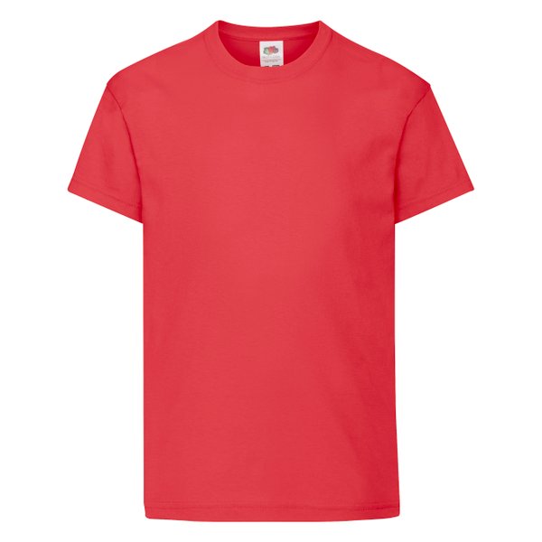 Футболка детская KIDS ORIGINAL T 140 - Футболка детская "Kids Original T", красный, 3-4 года, 100% х/б, 145 г/м2
