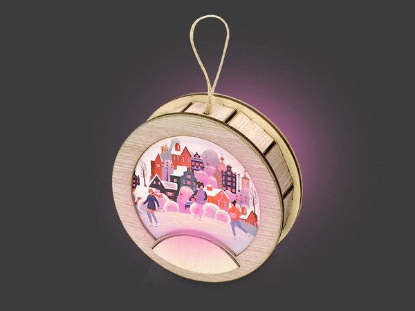 Новогодняя подвеска с подсветкой «Шар» - Новогодняя подвеска с подсветкой «Шар»