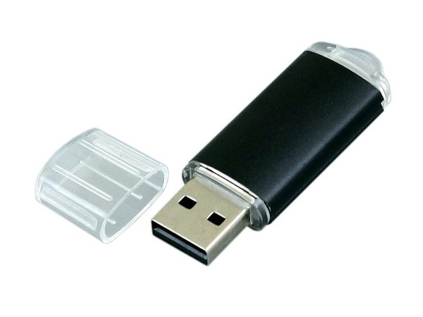 USB 2.0- флешка на 64 Гб с прозрачным колпачком - USB 2.0- флешка на 64 Гб с прозрачным колпачком