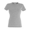 Футболка "Miss", серый меланж_XL, 100% хлопок, 150 г/м2