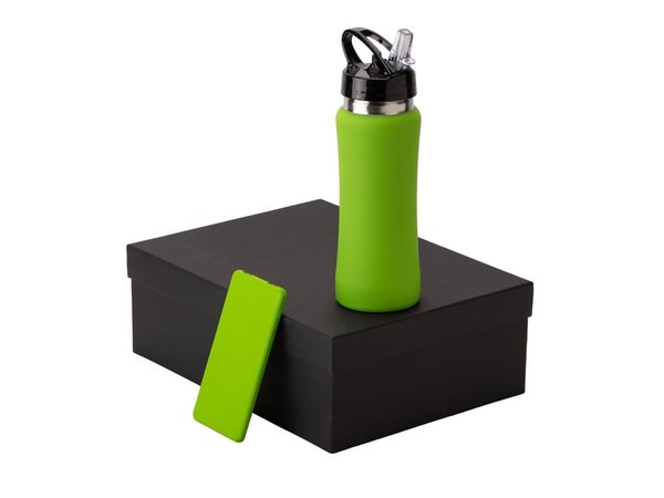 Подарочный набор «COLOR IT» с бутылкой для воды и повербанком, 5000 mAh - Подарочный набор «COLOR IT» с бутылкой для воды и повербанком, 5000 mAh