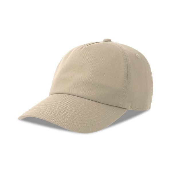 Бейсболка DAD HAT-S, 5 клиньев, металлическая застежка - Бейсболка "DAD HAT-S FIVE", 5 клиньев, металлическая застежка, песочный, 100% хлопок, 270 г/м2