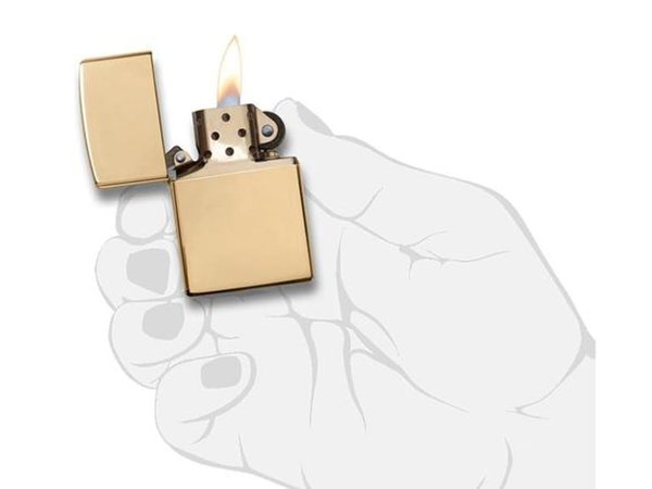 Зажигалка ZIPPO Classic с покрытием High Polish Brass - Зажигалка ZIPPO Classic с покрытием High Polish Brass