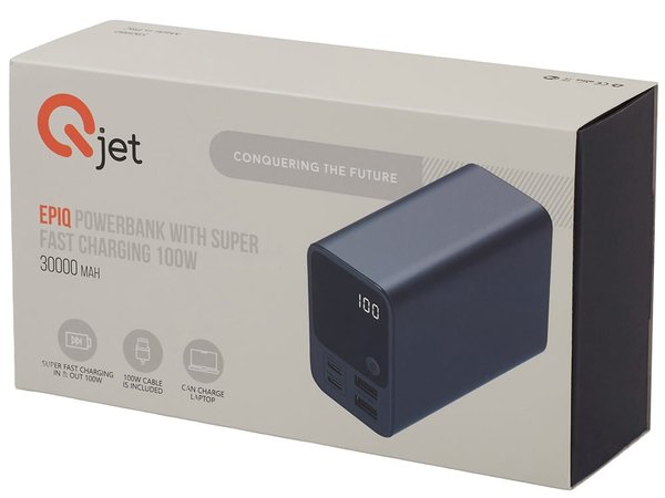 Внешний аккумулятор для ноутбуков «EpIQ», 100 Вт, 30000 mAh - Внешний аккумулятор для ноутбуков «EpIQ», 100 Вт, 30000 mAh