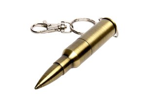 usb 2.0- флешка на 64 гб в виде патрона от ак-47