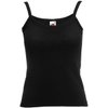 Майка "Lady-fit Strap T", черный_XL, 100% х/б, 220 г/м2