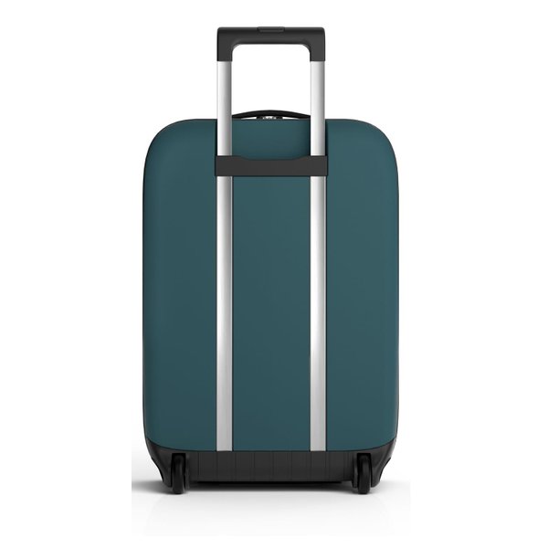 Чемодан складной Rollink Vega II 55x40x20 см, 2 колеса - Чемодан складной Rollink Vega II 55x40x20 см, 2 колеса, сине-зеленый