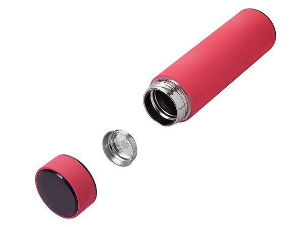 Термос FAMILY MARK LED, индикатор, soft touch - Термос FAMILY MARK LED, индикатор, soft touch