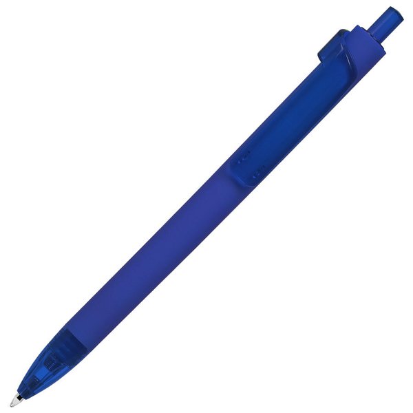 Ручка шариковая FORTE SOFT, покрытие soft touch - FORTE SOFT, ручка шариковая, синий, пластик, покрытие soft