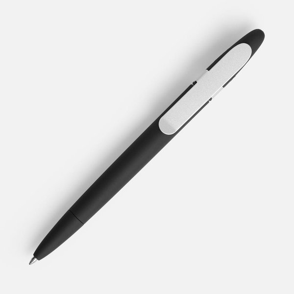 Ручка шариковая Prodir DS5 TSR Metal Clip, черная