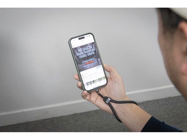 Ремешок-держатель для телефона с зарядным кабелем USB-C - USB-C «Lany Wristband Charge Eco» - Ремешок-держатель для телефона с зарядным кабелем USB-C - USB-C «Lany Wristband Charge Eco»