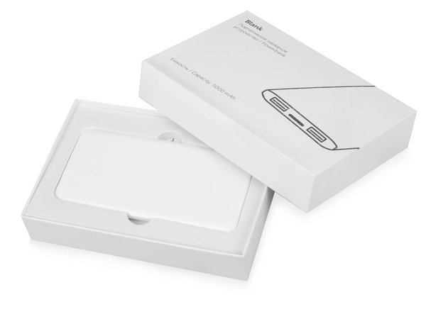 Внешний аккумулятор «Blank» с USB Type-C, 5000 mAh - Внешний аккумулятор «Blank» с USB Type-C, 5000 mAh