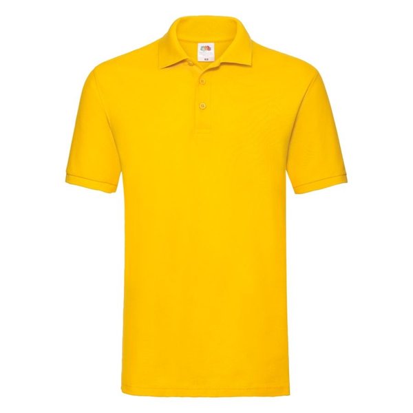 Поло мужское PREMIUM POLO 180 - Рубашка поло мужская PREMIUM POLO 180, желтый, S, 100% хлопок, 180 г/м2