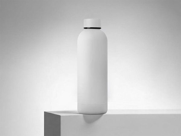 Вакуумная термобутылка с медной изоляцией «Cask», soft-touch, тубус, 500 мл - Вакуумная термобутылка с медной изоляцией «Cask», soft-touch, тубус, 500 мл