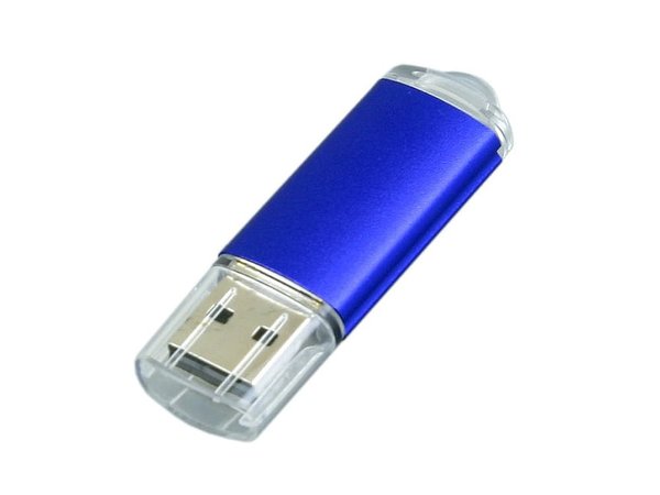 USB 2.0- флешка на 64 Гб с прозрачным колпачком - USB 2.0- флешка на 64 Гб с прозрачным колпачком