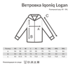 Ветровка Iqoniq Logan из переработанного полиэстера AWARE™, унисекс, 70 г/м²