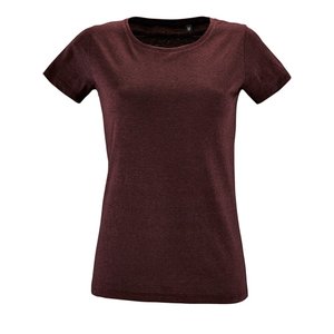 футболка женская regent fit women, бордовый меланж