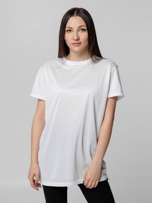 футболка унисекс для сублимации paint tee, белая