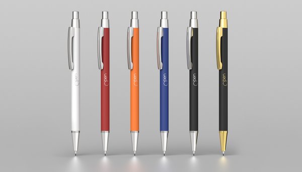 Карандаш механический "Ray", покрытие soft touch - Карандаш механический "Ray", покрытие soft touch черный с золотом