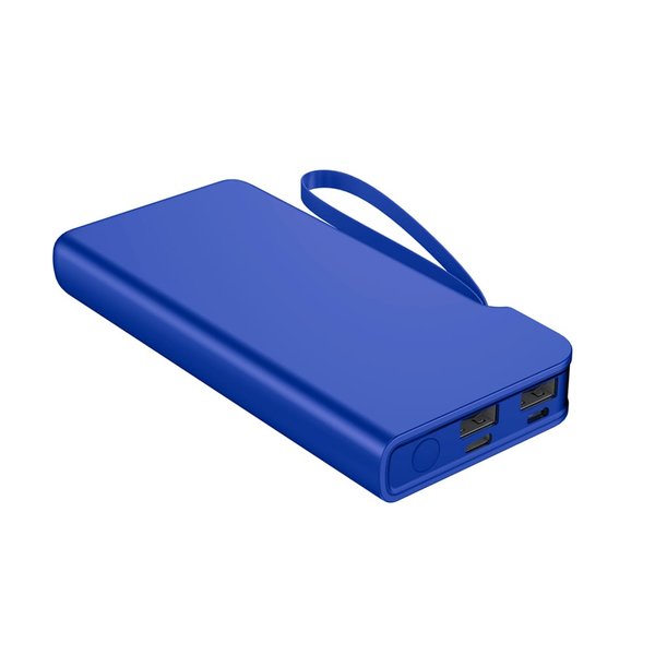 Внешний аккумулятор Cesare 10000 mAh - Внешний аккумулятор Cesare 10000 mAh, синий