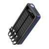 Внешний аккумулятор Xyron с солнечной панелью, 10000 mAh, синий