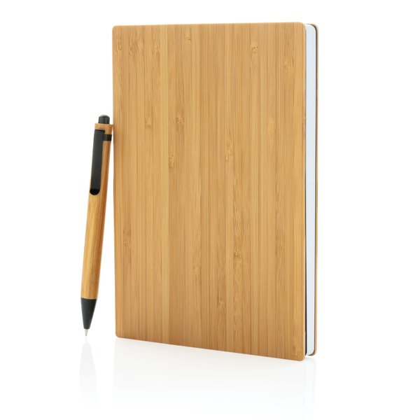 Набор из блокнота и ручки Bamboo, А5 - Набор из блокнота и ручки Bamboo, А5