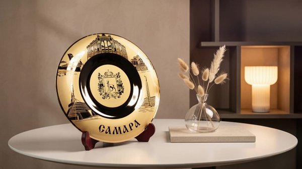 Тарелка сувенирная "Самара" - Тарелка сувенирная "Самара"