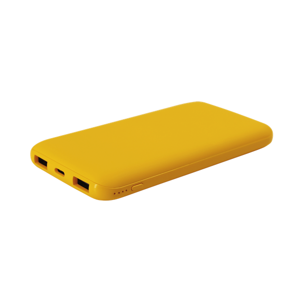Внешний аккумулятор Bplanner Power 2 ST, софт-тач, 10000 mAh - Внешний аккумулятор Bplanner Power 2 ST, софт-тач, 10000 mAh (Желтый)