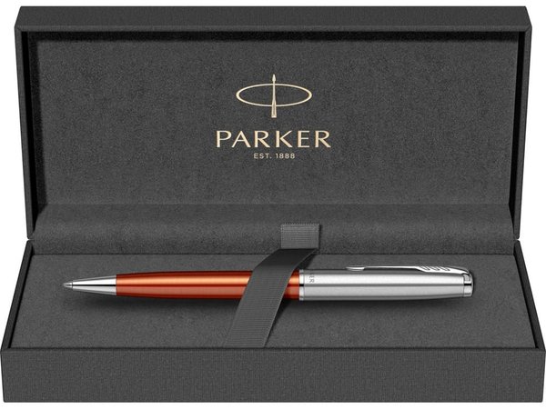 Ручка шариковая Parker «Sonnet Essentials Orange SB Steel CT» - Ручка шариковая Parker «Sonnet Essentials Orange SB Steel CT»