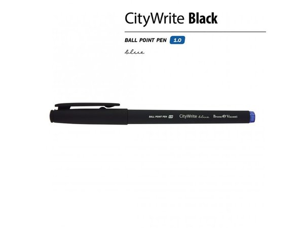 Ручка пластиковая шариковая «CityWrite Black» - Ручка пластиковая шариковая «CityWrite Black»
