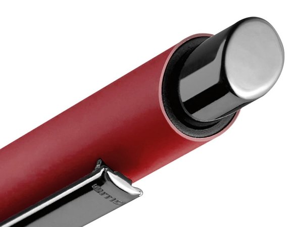 Металлическая шариковая ручка «Ellipse gum» soft touch с зеркальной гравировкой - Металлическая шариковая ручка «Ellipse gum» soft touch с зеркальной гравировкой
