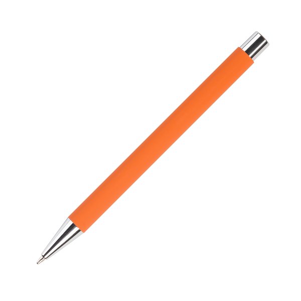 Ручка шариковая "Aurora", покрытие soft touch - Ручка шариковая "Aurora", покрытие soft touch оранжевый