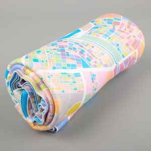 флисовый плед feltro color plus с печатью на заказ, m