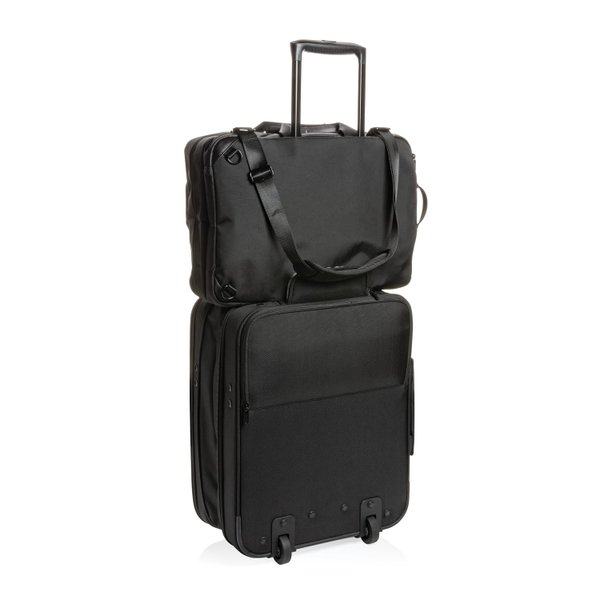Сумка-рюкзак 2-в-1 для ноутбука Swiss Peak из rPET AWARE™ - Сумка-рюкзак 2-в-1 для ноутбука Swiss Peak из rPET AWARE™