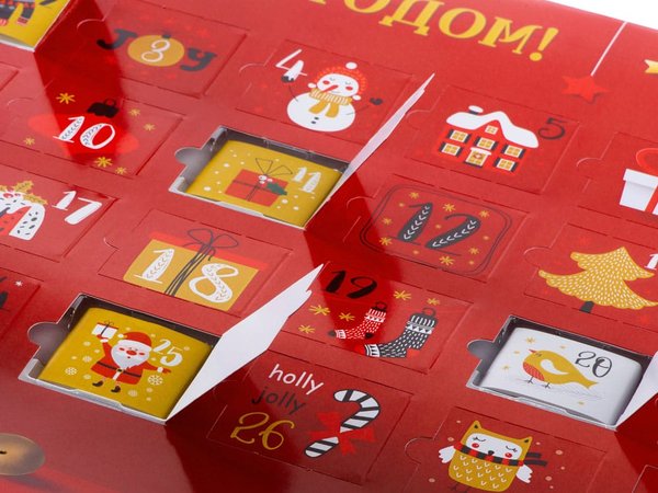 Шоколадный адвент-календарь «Festive» - Шоколадный адвент-календарь «Festive»
