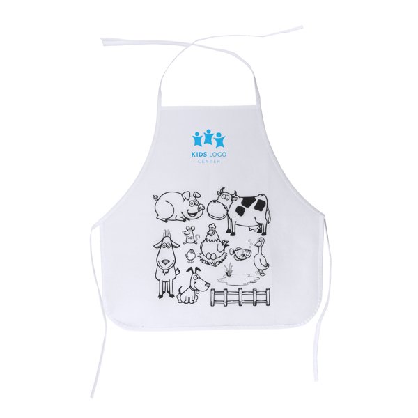 PACHU KID фартук WHITE - PACHU KID фартук WHITE